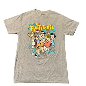 The Flintstones‎ Men's Medium Grey Graphic T-Shirt